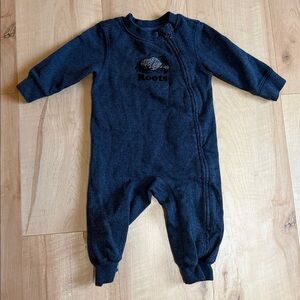 🦫Roots Organic Original Cooper Beaver Romper, Size 12-18M